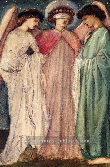 Le premier mariage préraphaélite Sir Edward Burne Jones Peintures à l'huile